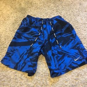 Blue Nike Dri-Fit Running Shorts 7” Inseam